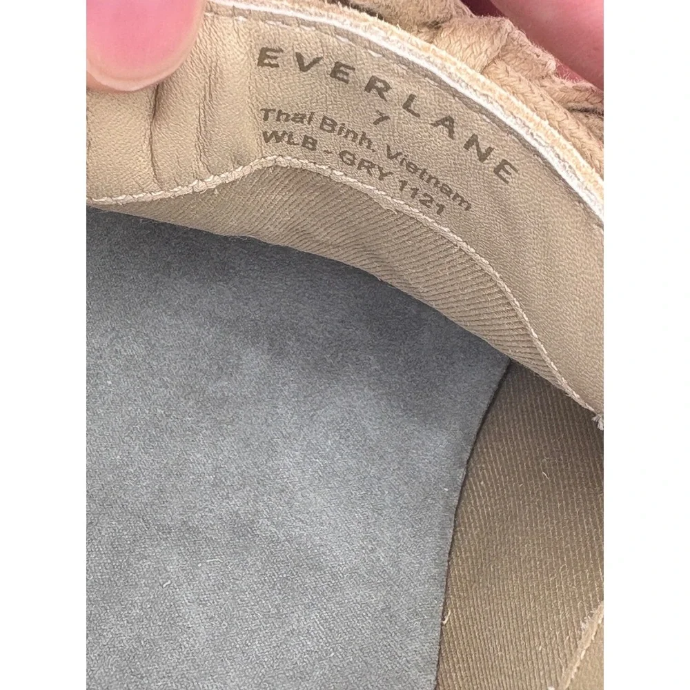 Everlane Men's Desert Shoe Suede Wallabee Moc Toe Grey Size 7 NIB